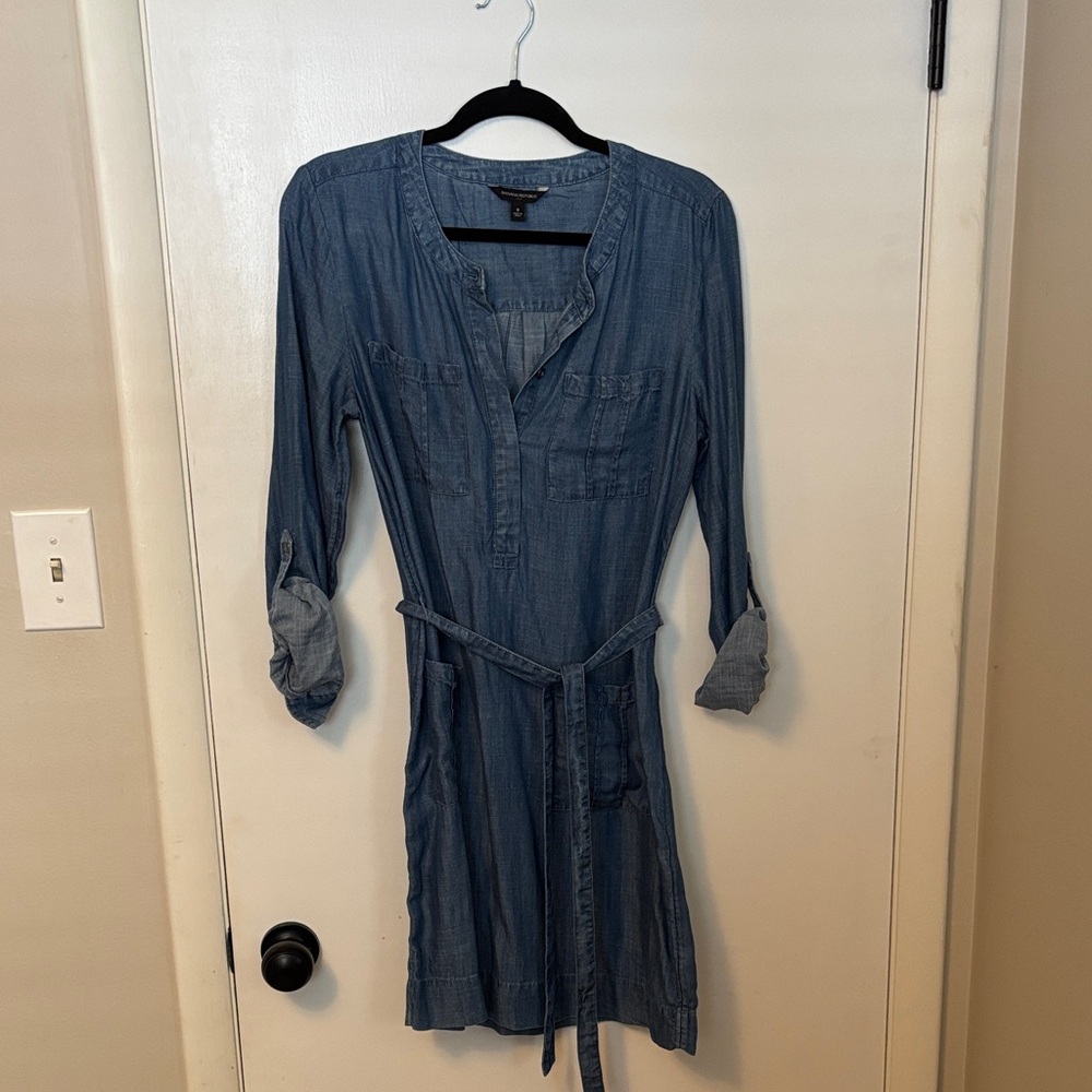Banana Republic Long Sleeve Denim Dress